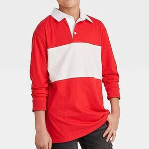 NWT Boys Collared Long Sleeve Shirt